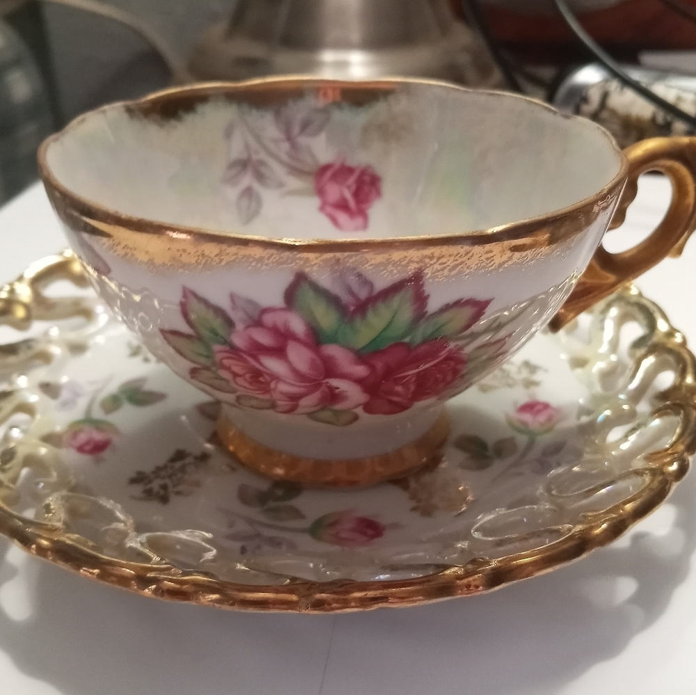 Vintage Teacup and Saucer
